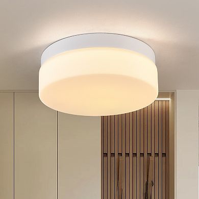LED Flush Mount Ceiling Light with Energy Saving Dimmable Lighting for Bedroom