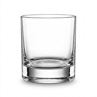 Old-Fashioned Glass Set of 6 Sturdy Tumblers for Bourbon & Spirits