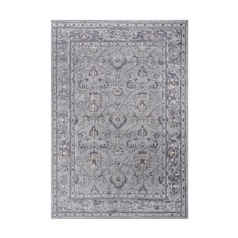Area Rug With Stain Resistant Non Shedding Machine Woven Medium Pile For Living Room Bedroom