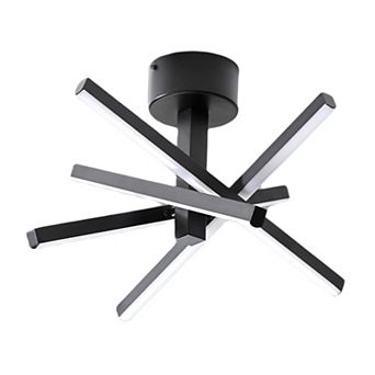 Starburst LED Ceiling Light with Geometric Design for Hallway and Living Room