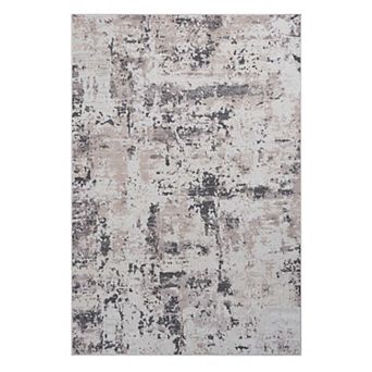 Area Rug With Non Shedding Stain Resistant Low Pile Foldable Design For Indoor Daily Use