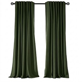 Velvet Blackout Curtains, Thermal Insulated Rod Pocket Panels