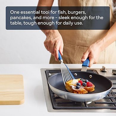 Fish Silicone Spatula Heat-Resistant, Slotted Flexible Turner