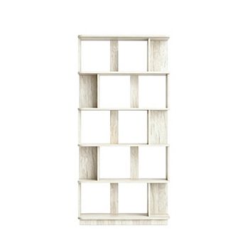 5 tier Display Bookshelf with Open Shelving and Sturdy Wood Construction for Home Office