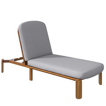 Outdoor Lounge Seating with Adjustable Height and Weatherproof Finish for Backyard