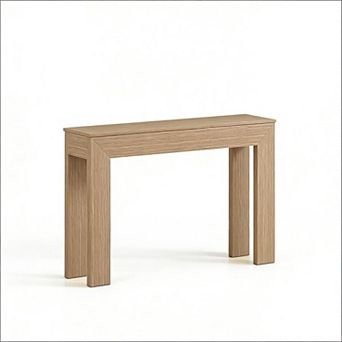 Compact Universal Console Table Solid Integrated Structure For Entryway Living Room Layout