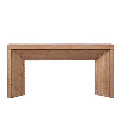 Engineered Wood Console Table Solid Support Frame Multipurpose Design For Daily Entryway Use