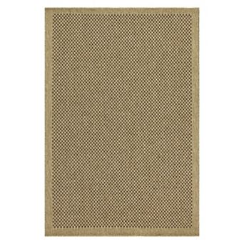 Indoor Area Rug with Durable Low-Pile Synthetic Fibers for Living Room or Bedroom