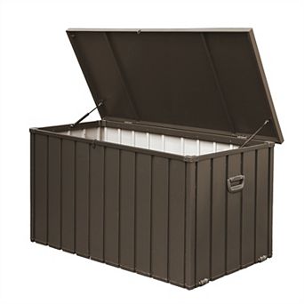 Large Outdoor Deck Box Waterproof Lockable Structure For Patio Cushions And Garden Gear