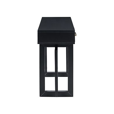 Extra Long Console Table With Three Drawer Storage Solid Frame Build For Corridor Foyer And Hallway