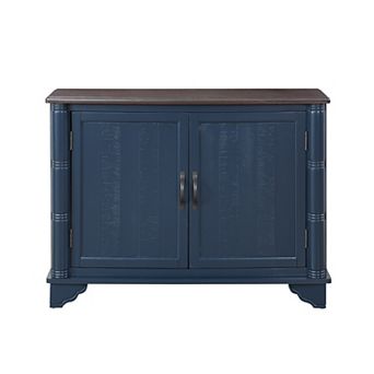 Console Table With Adjustable Storage Shelf Wooden Frame Construction For Hallway Foyer Living Room