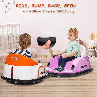 12V Electric Kids Ride On Bumper Car for Toddlers
