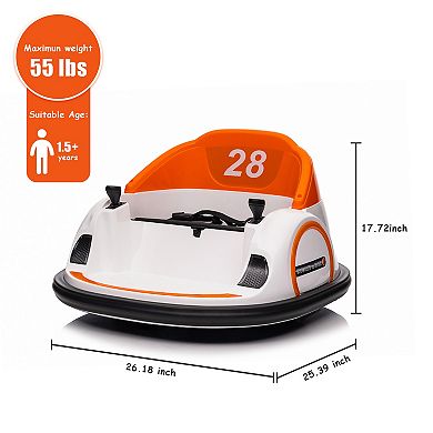 12V Electric Kids Ride On Bumper Car for Toddlers
