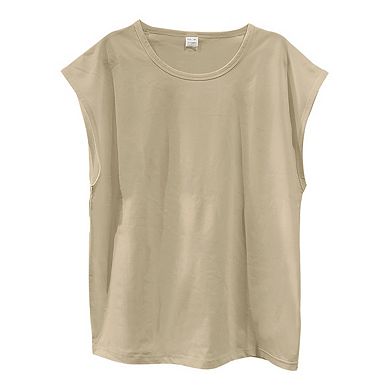 Men's Sleeveless Round Neck Tee Casual Lightweight Tank Top