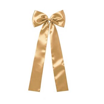 Christmas Tree Topper Bow Satin Holiday Ribbon for Wreath Fireplace Mantel and Home Decor