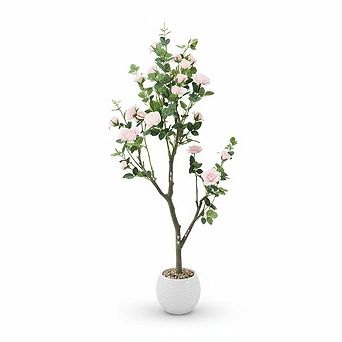 5FT Artificial Trees Indoor, Faux Tree, Artificial Planter, Artificial Fake Tree Flower Potted