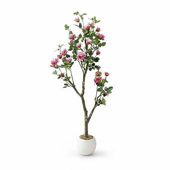 5FT Artificial Trees Indoor, Faux Tree, Artificial Planter, Artificial Fake Tree Flower Potted