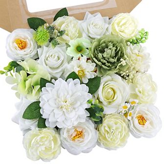 Silk Peony Rose Hydrangea Bouquet Set