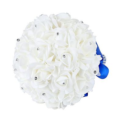 Silk Rose Wedding Bouquet Bridal