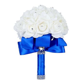 Silk Rose Wedding Bouquet Bridal