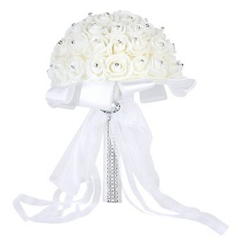 Silk Rose Wedding Bouquet Bridal