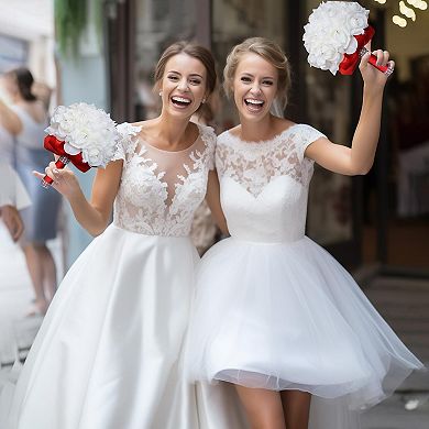 Wedding Bridal Bouquet Crystal Silk Roses Artificial Flowers