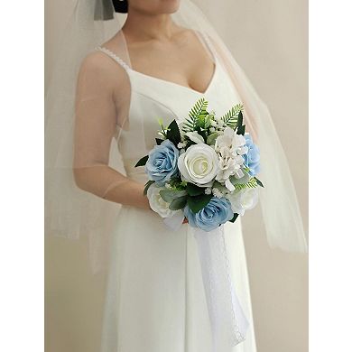 Wedding Bouquet Artificial Roses Bridal Flowers