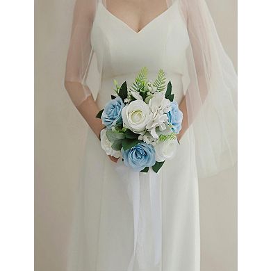 Wedding Bouquet Artificial Roses Bridal Flowers