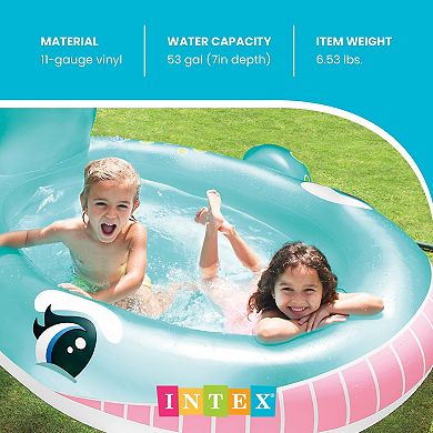 Whale Spray Kiddie Pool Splash Sprinkler Play Center