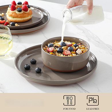 Stoneware Dinnerware Set Microwave Dishwasher Safe