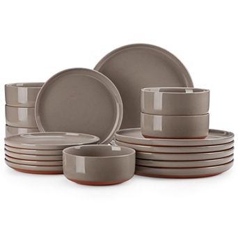 Stoneware Dinnerware Set Microwave Dishwasher Safe