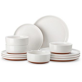 Stoneware Dinnerware Set Microwave Dishwasher Safe