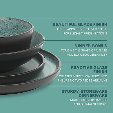 Terracotta Reactive Dinnerware Set