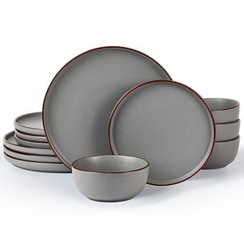 Stoneware Dinnerware Set Microwave Dishwasher Safe