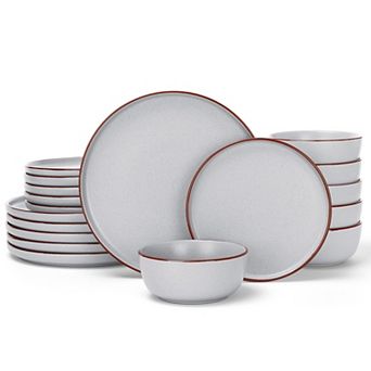 Stoneware Dinnerware Set Microwave Dishwasher Safe