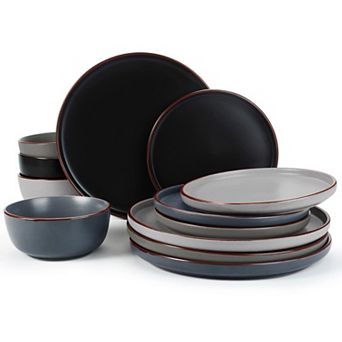 Stoneware Dinnerware Set Microwave Dishwasher Safe
