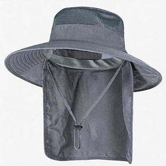 Kaelin Home Unisex UPF 50+ Wide Brim Bucket Hat with Neck Flap