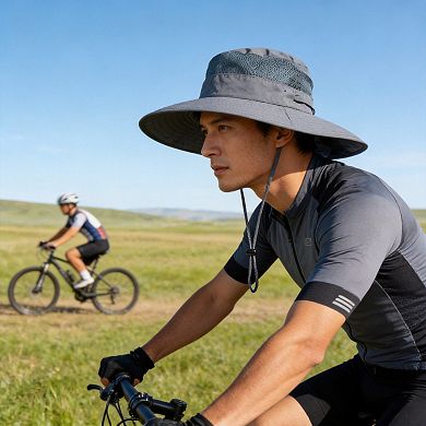 Kaelin Home Unisex UPF 50+ Wide Brim Bucket Hat with Neck Flap