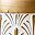 White Antique Brass