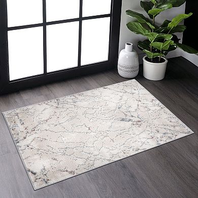 Trikiousd Oriental Area Rug Stain Resistant Non-Shedding Soft Indoor Carpet