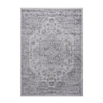 Trikiousd Oriental Area Rug Stain Resistant Non-Shedding Soft Indoor Carpet