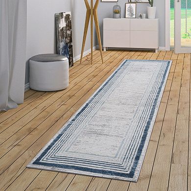 Trikiousd Oriental Area Rug Stain Resistant Non-Shedding Soft Indoor Carpet