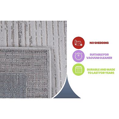 Trikiousd Oriental Area Rug Stain Resistant Non-Shedding Soft Indoor Carpet