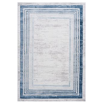 Trikiousd Oriental Area Rug Stain Resistant Non-Shedding Soft Indoor Carpet
