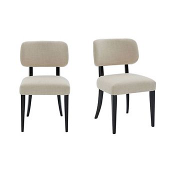 Trikiousd 2 pc Modern Wooden Dining Chairs Set for Kitchen