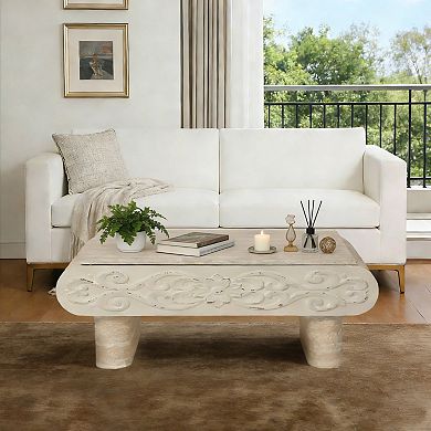 Trikiousd Lift Top Coffee Table with Hidden Storage and Extendable Desk