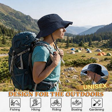 Kaelin Home Unisex UPF 50+ Water Resistant Boonie Hat for Summer Hiking