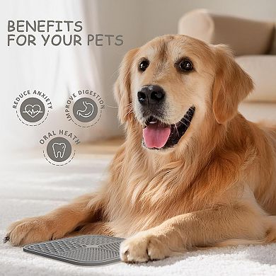 2 Pcs Training Lick Mat for Pets
