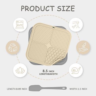 2 Pcs Training Lick Mat for Pets
