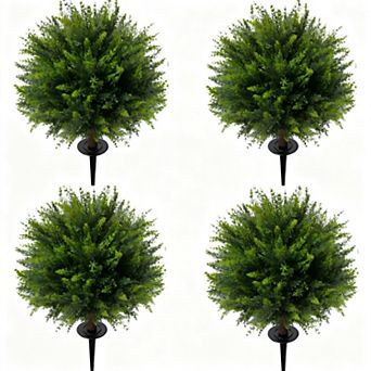 Artificial Cedar Topiary Trees